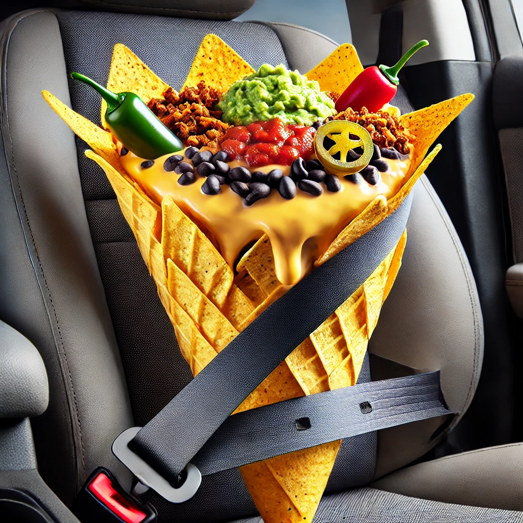 Nacho Cones on National Seat Belt Day