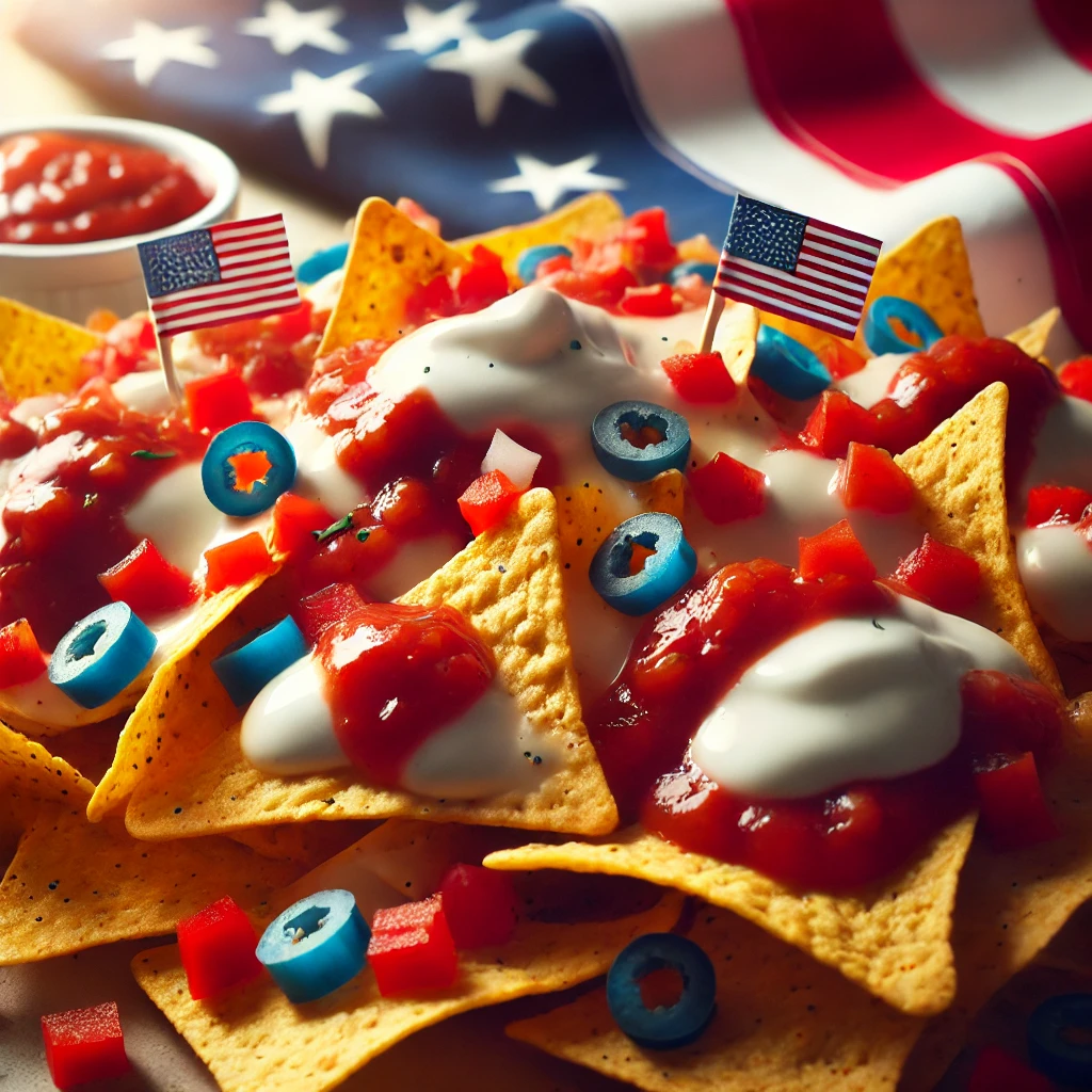 Red, White, and Blue Nachos on Election Day