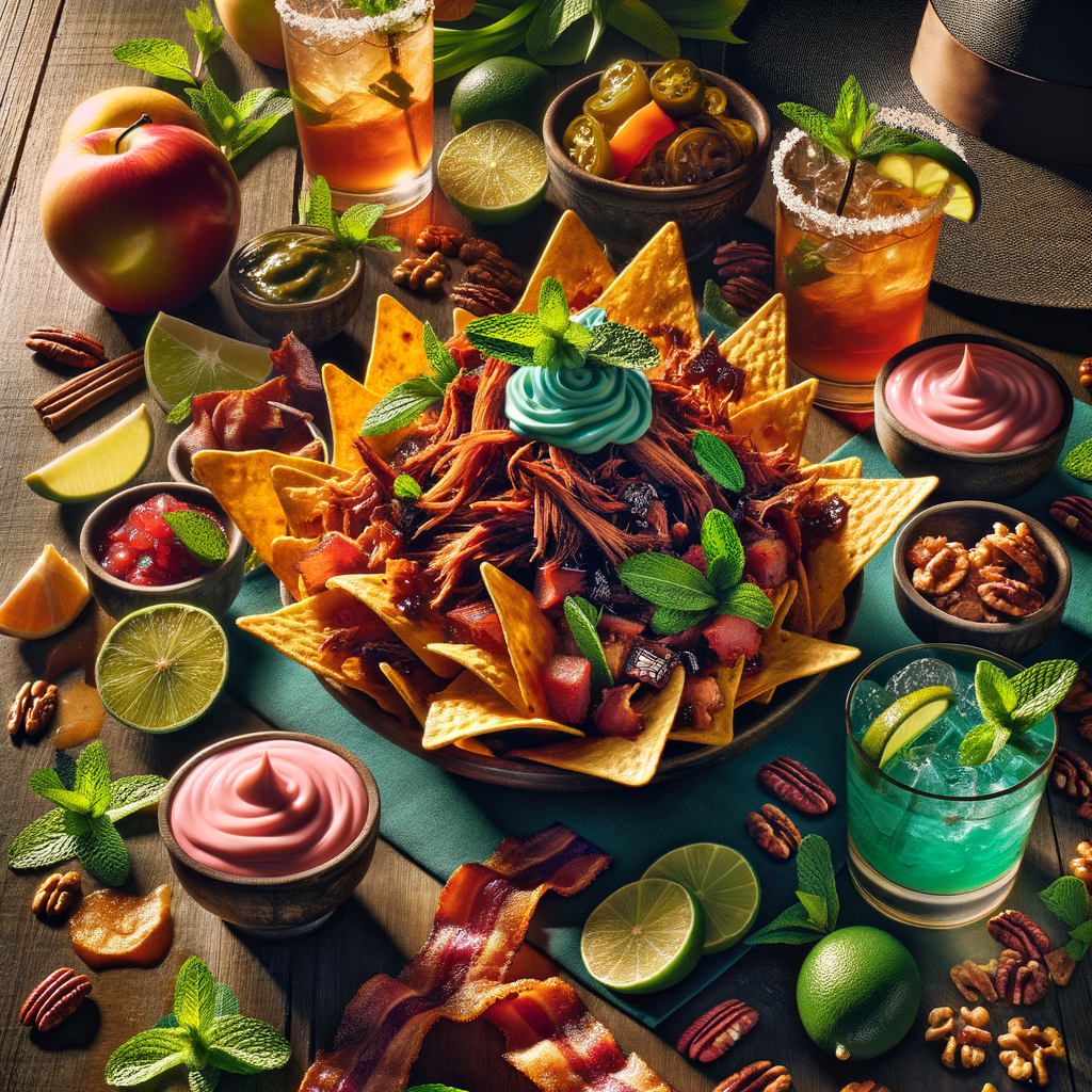 Southern Mint Nachos on None