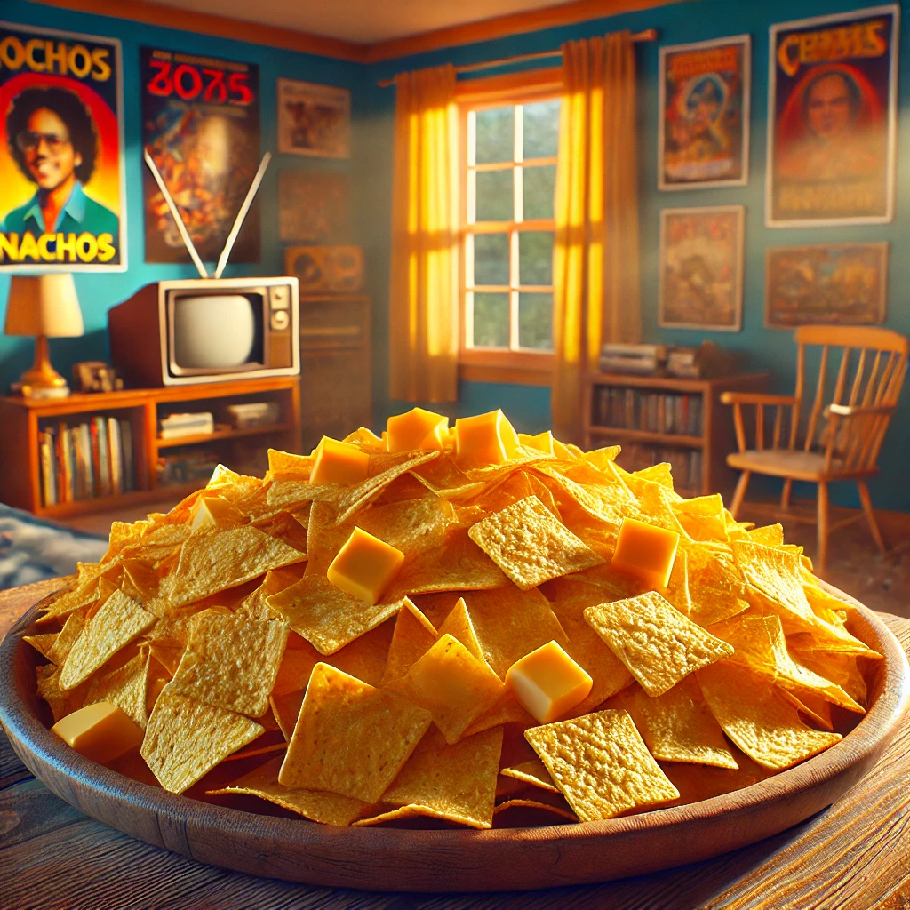 8-Bit Nachos: A Pixelated Tribute to Gaming and Cheese