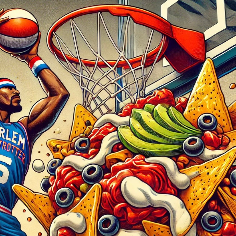 Slam Dunk Nachos on Harlem Globetrotters Day