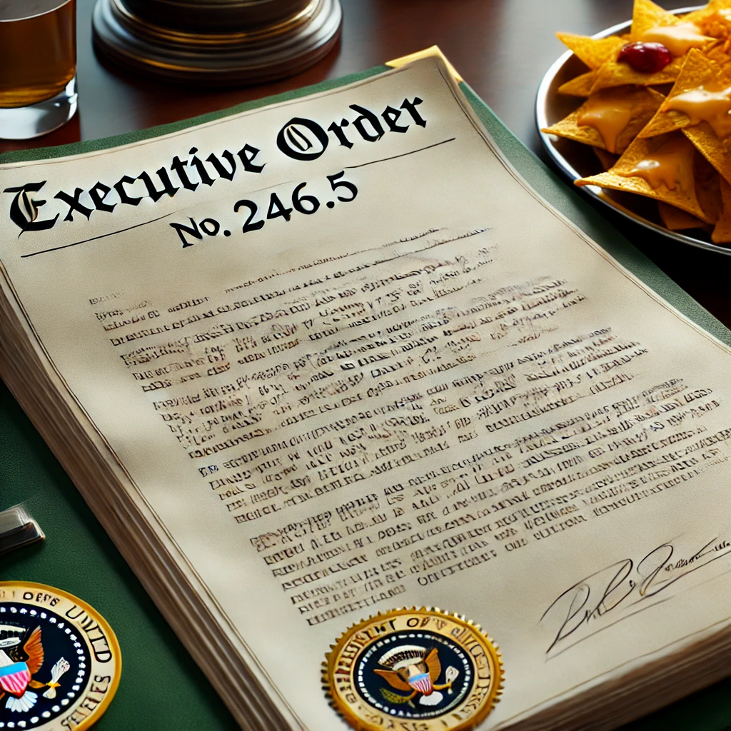 Executive Order No. 246.5: Nacho Legislation for the Nation