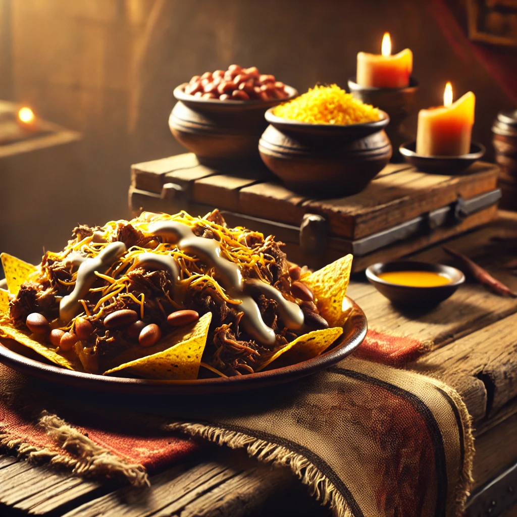 Board Game Nachos on National Dice Day