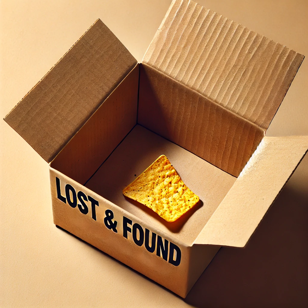 Lost: Nachos. Found: Happiness.