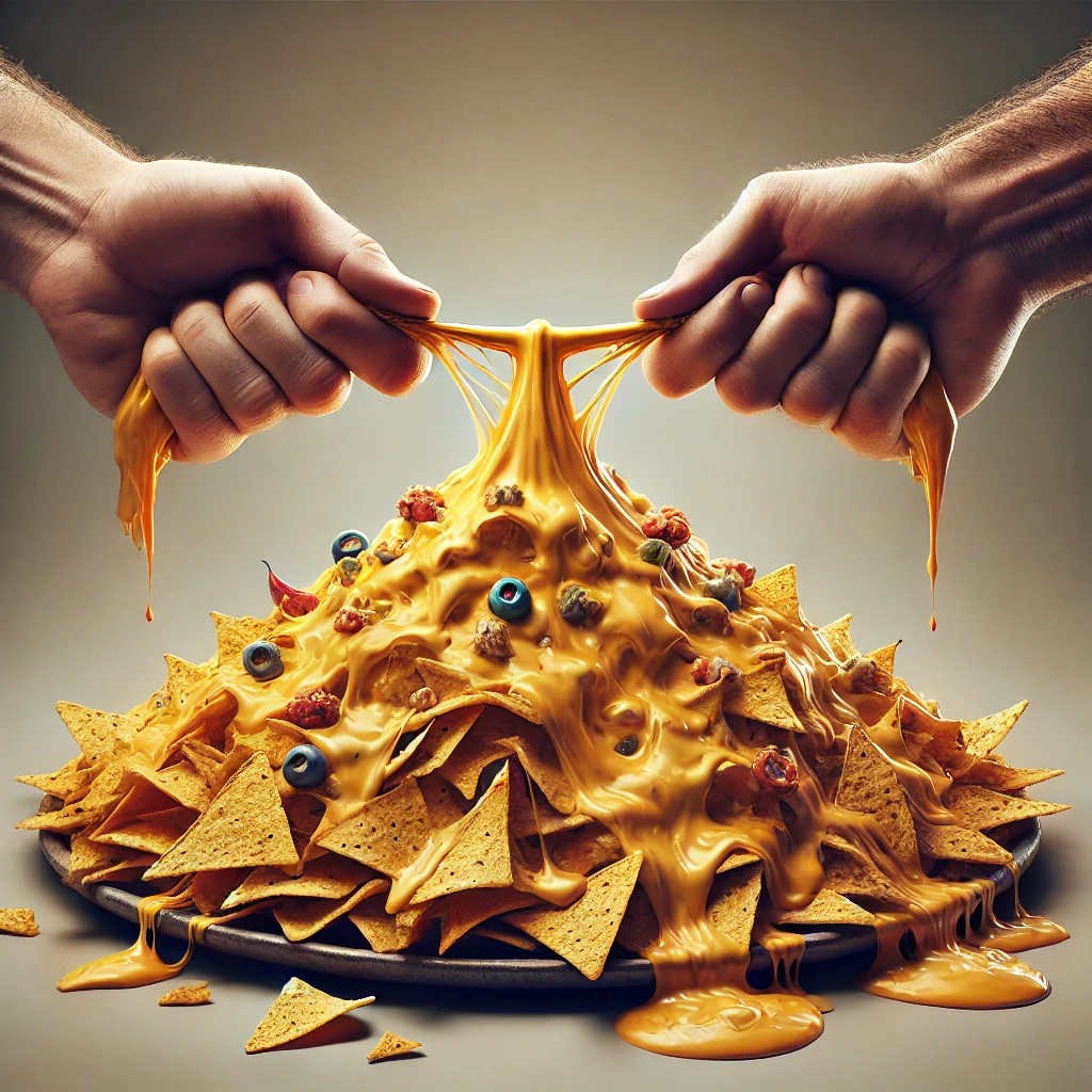 Nacho Tug of War: The Ultimate Snack Showdown